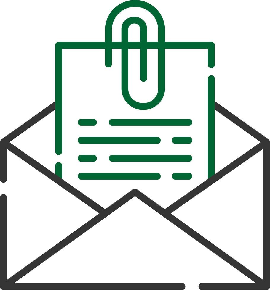 Attach File Email Creative Icon Design vector