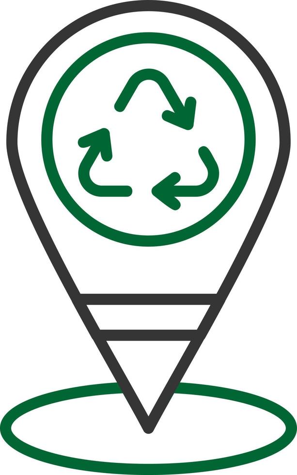 Location Pin Creative Icon Design vector
