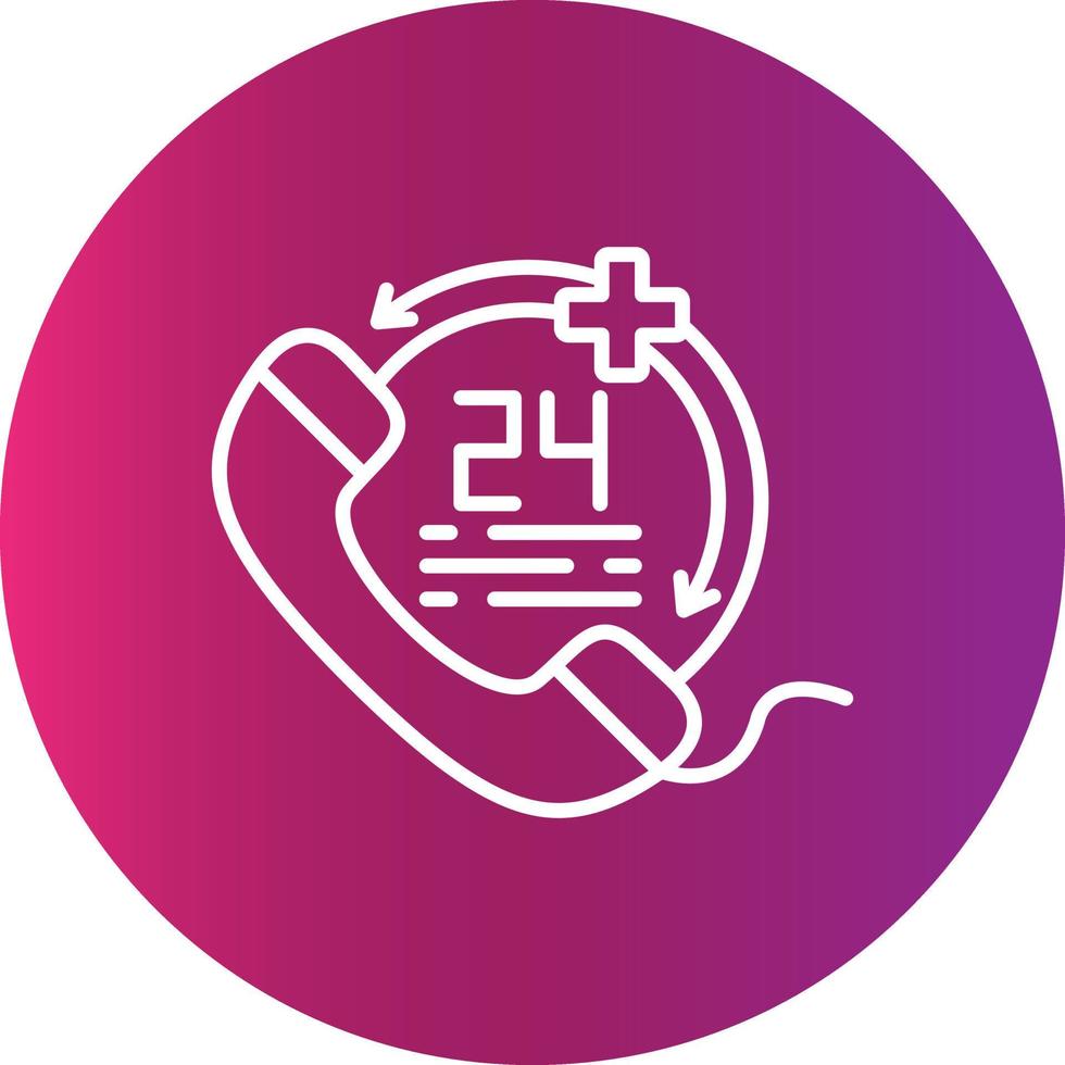 Emergency call Creative Icon Design vector