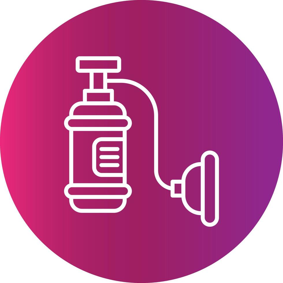 Oxygen Tank Creative Icon Design vector