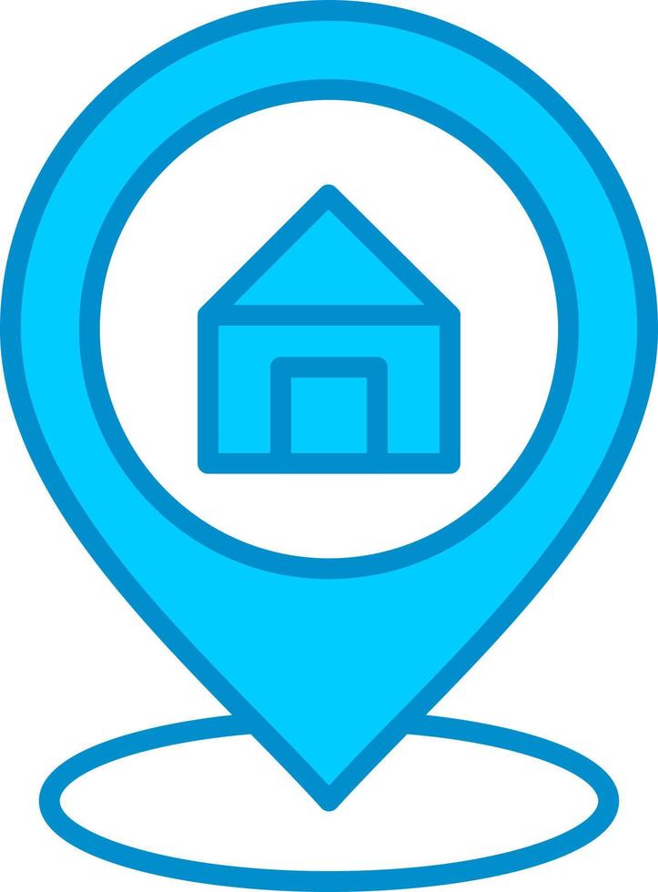 Property Location Creative Icon Design vector