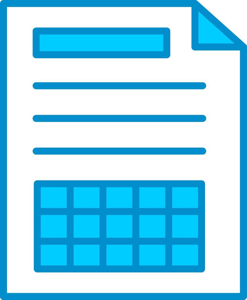 Spreadsheet Creative Icon Design vector