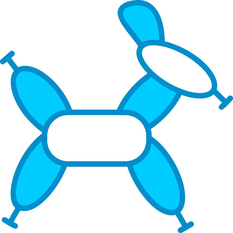 Balloon Modelling Creative Icon Design vector