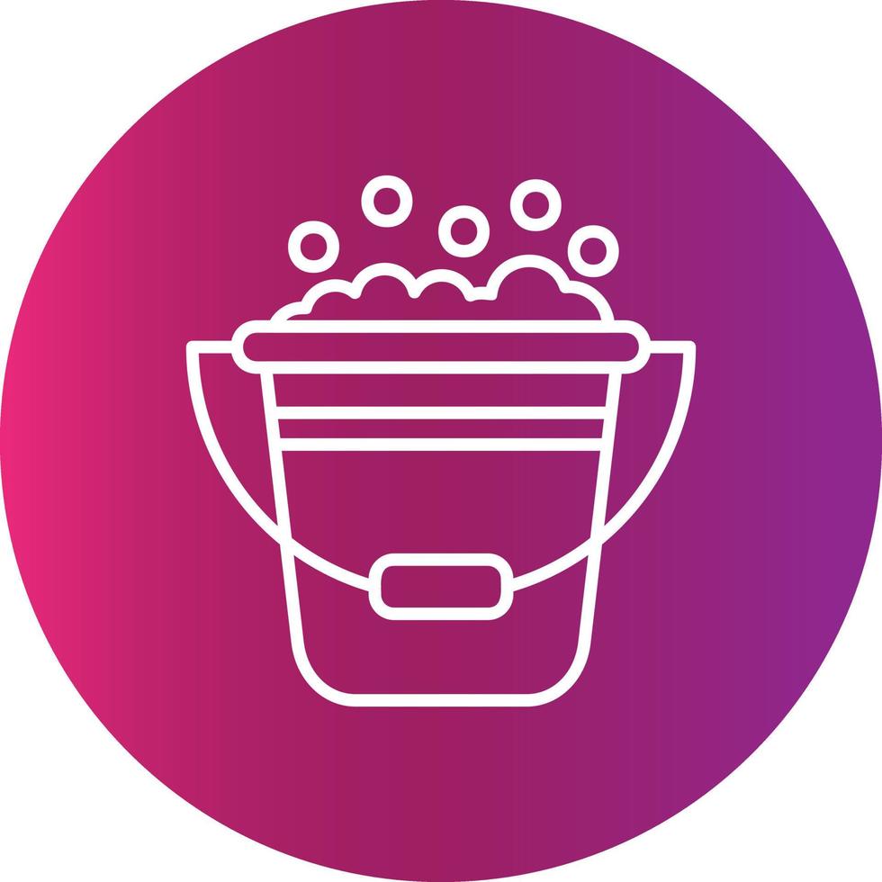Bucket Creative Icon Design vector