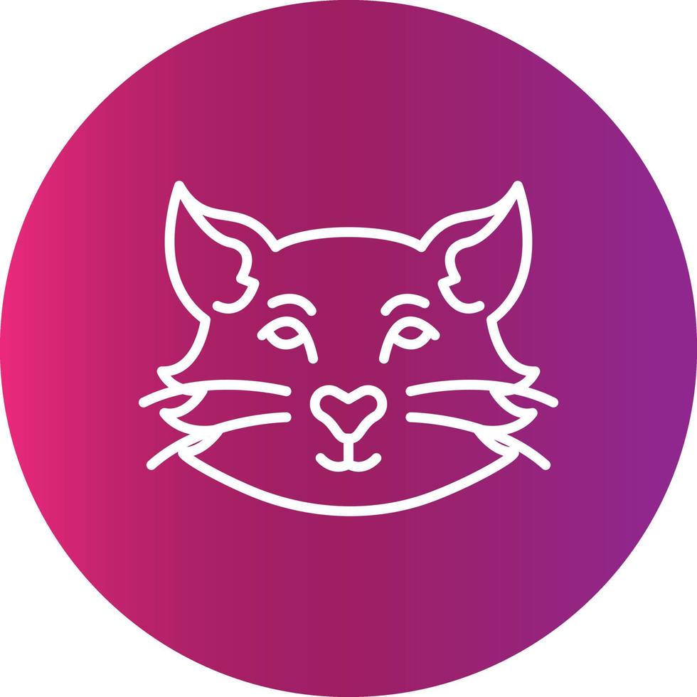 diseño de icono creativo de gato vector