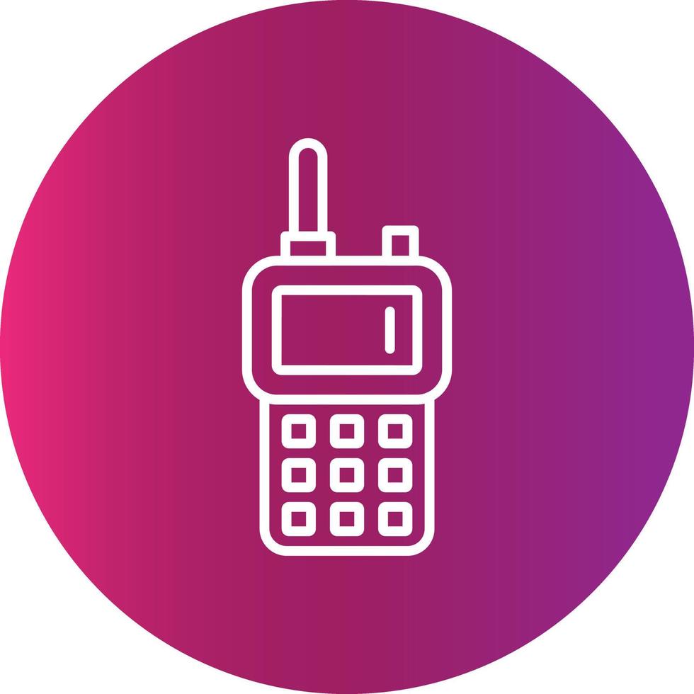 Walkie Talkies Creative Icon Design vector