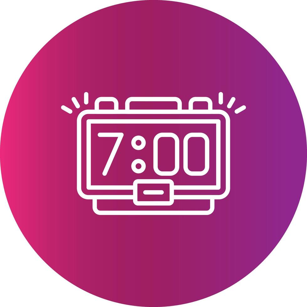 diseño de icono creativo de alarma vector