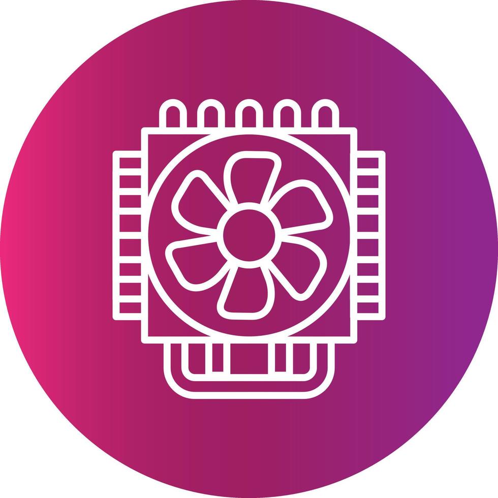 Heatsink Creative Icon Design vector
