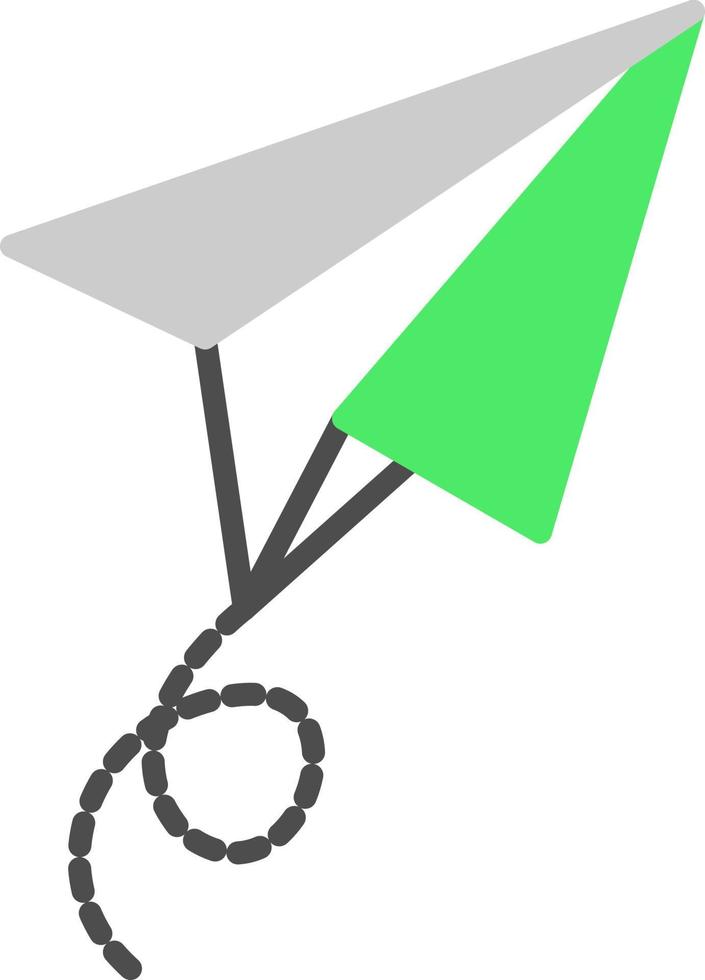 Paper Plane Creative Icon Design vector