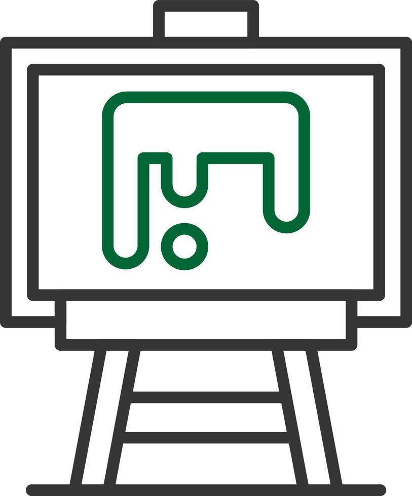 Paint Canvas Creative Icon Design vector