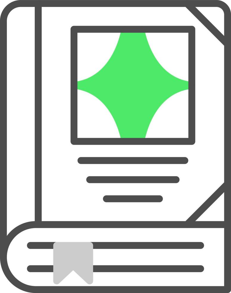 Closed Book Creative Icon Design vector