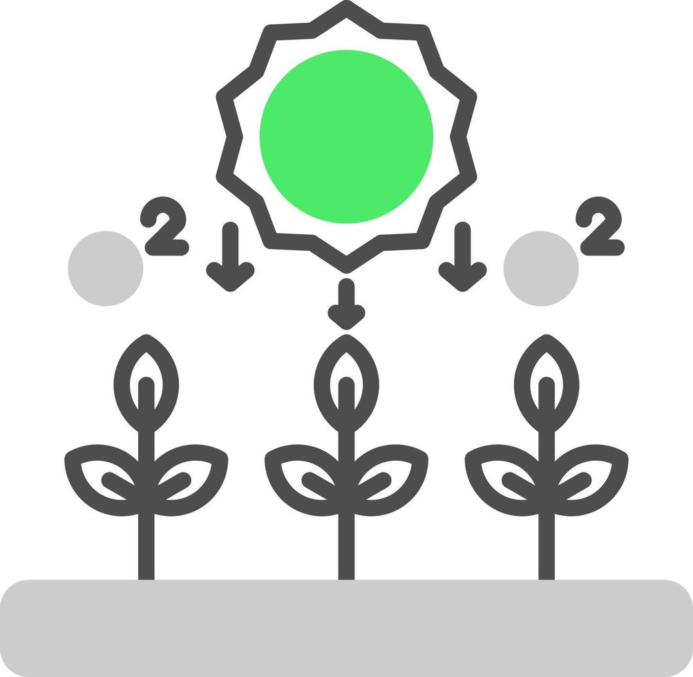 Photosynthesis Creative Icon Design vector