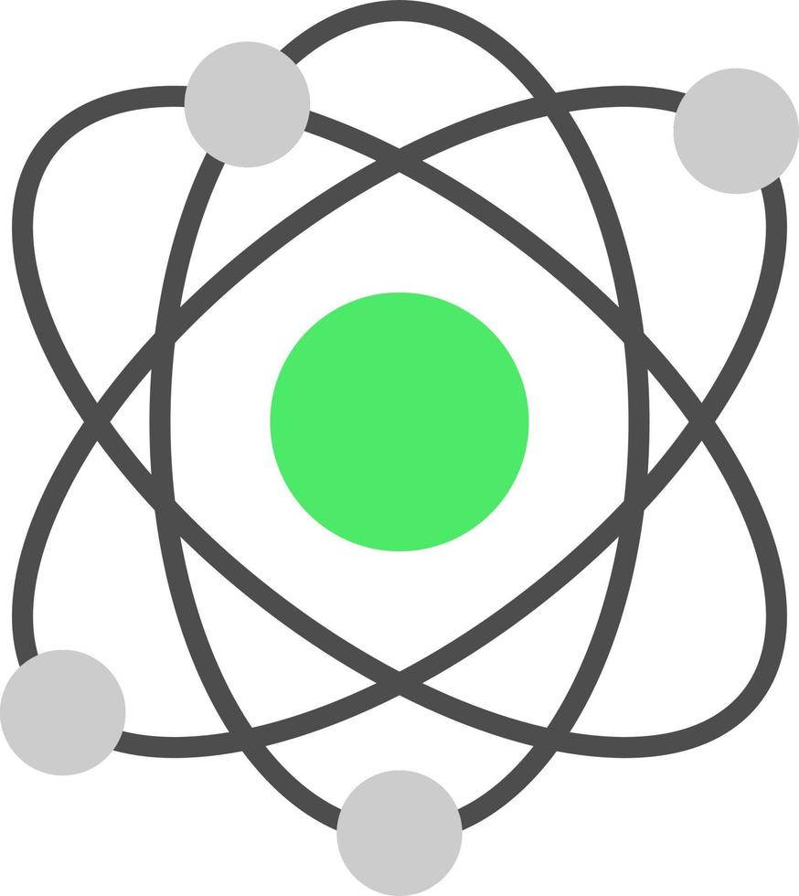 Atom Creative Icon Design vector