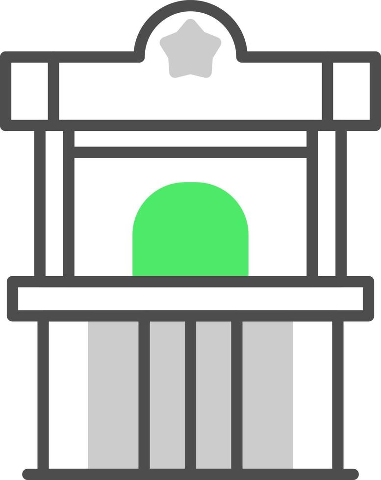 Ticket Box Creative Icon Design vector