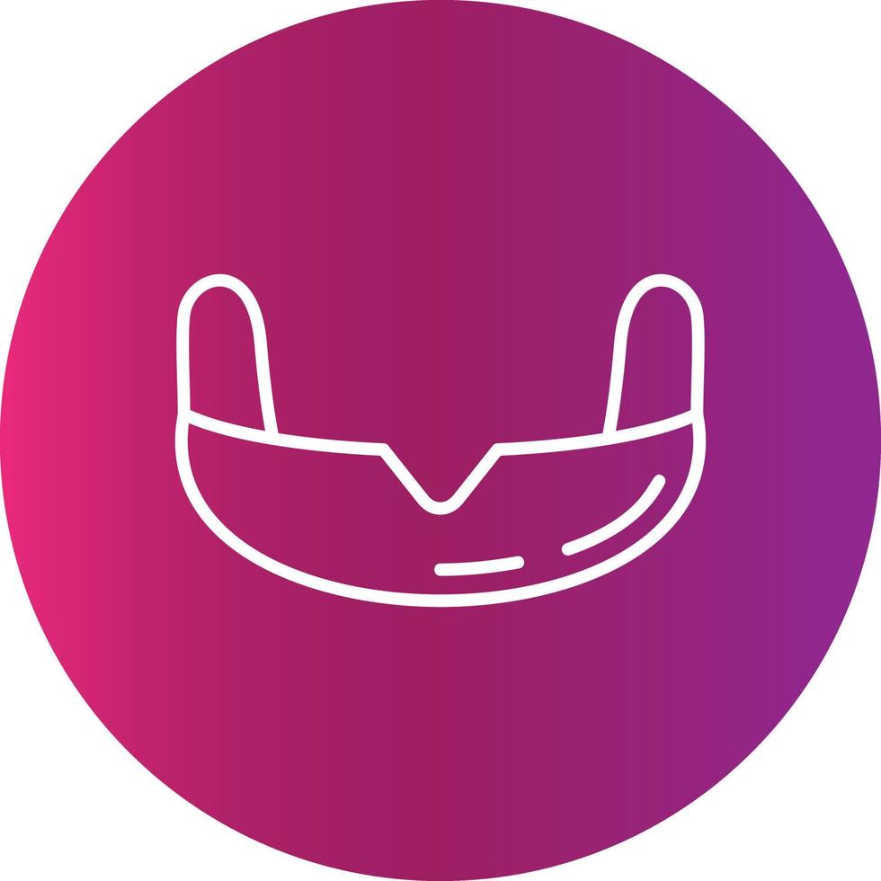 Gum Shield Creative Icon Design vector