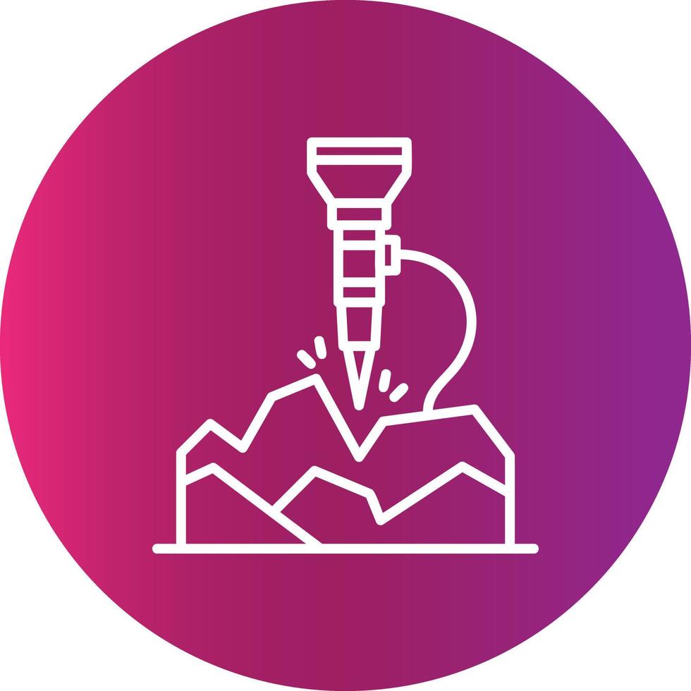 Mining Creative Icon Design vector