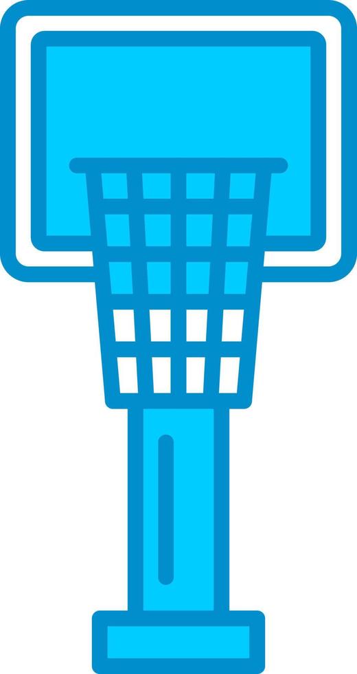 Basketball Hoop Creative Icon Design vector