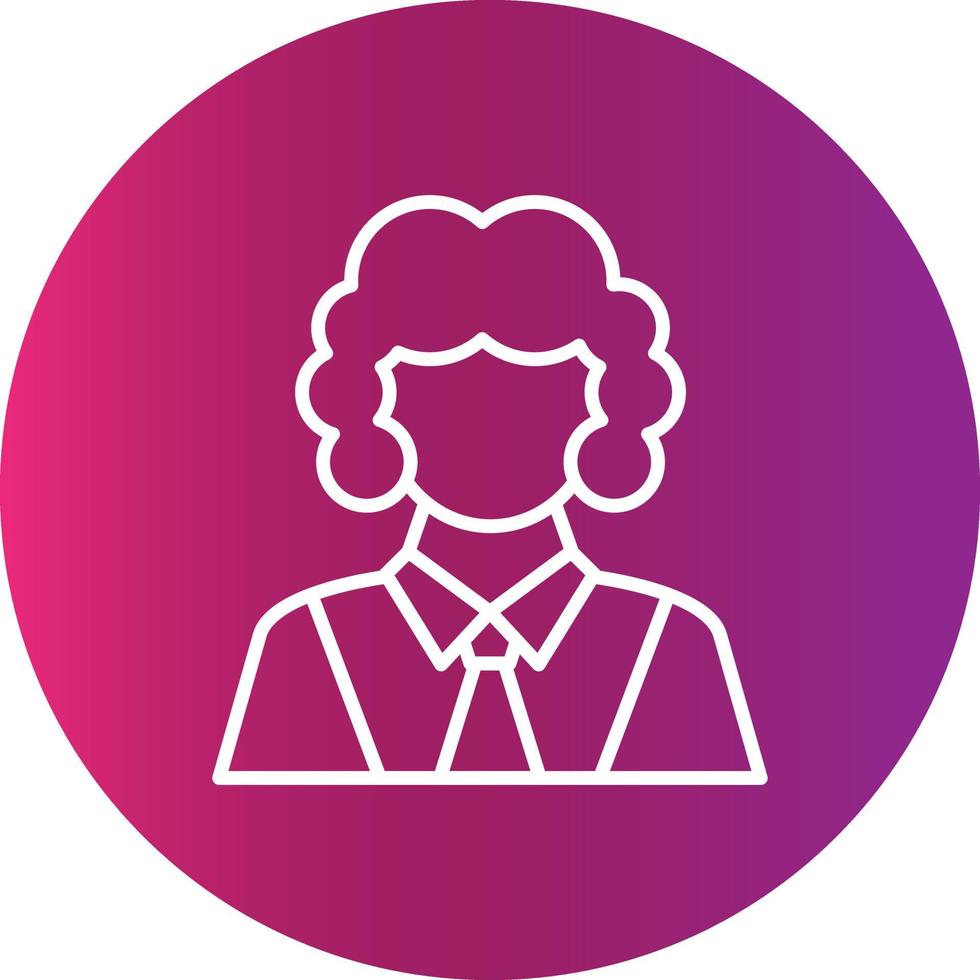 Judge Creative Icon Design vector