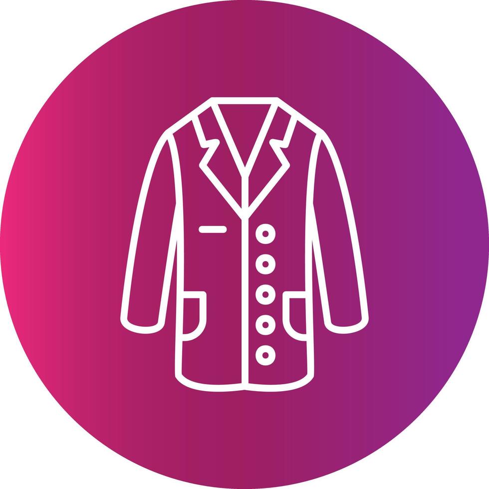 Lab Coat Creative Icon Design vector