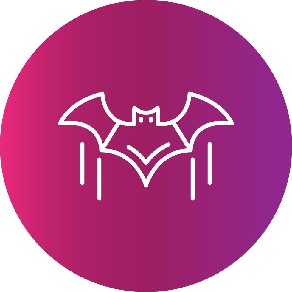 Bat Creative Icon Design vector