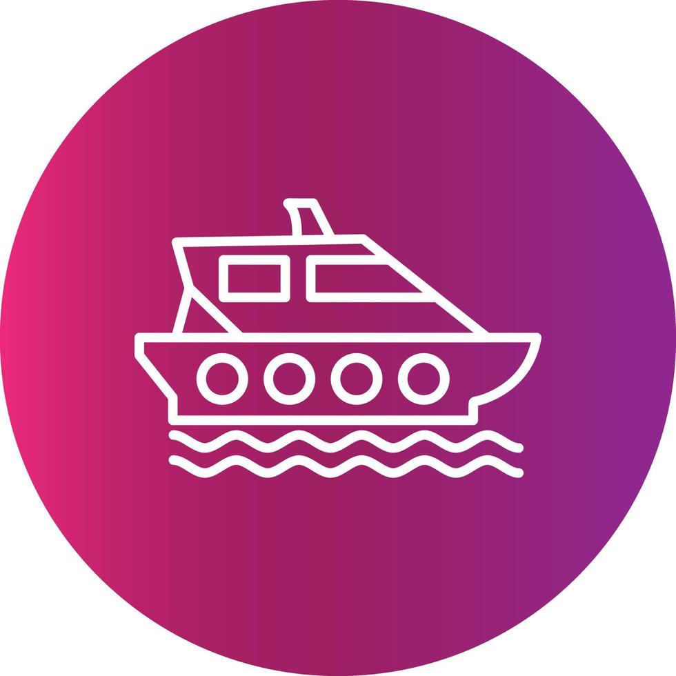 diseño de icono creativo de barco vector