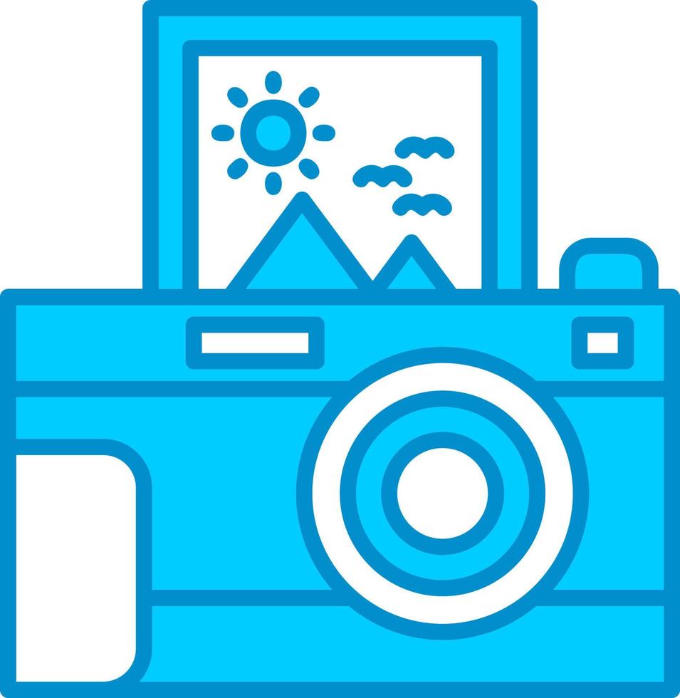 Instant Camera Creative Icon Design vector