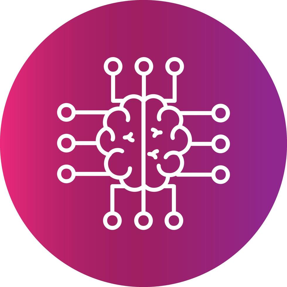 Neuroimaging Creative Icon Design vector