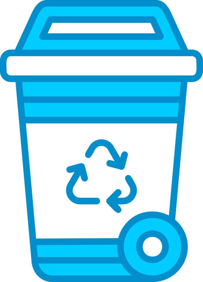 Recycling Bin Creative Icon Design vector