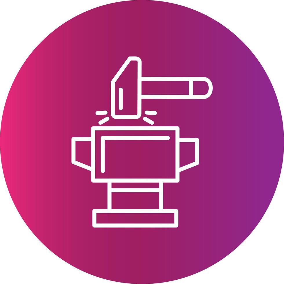 Blacksmith Creative Icon Design vector