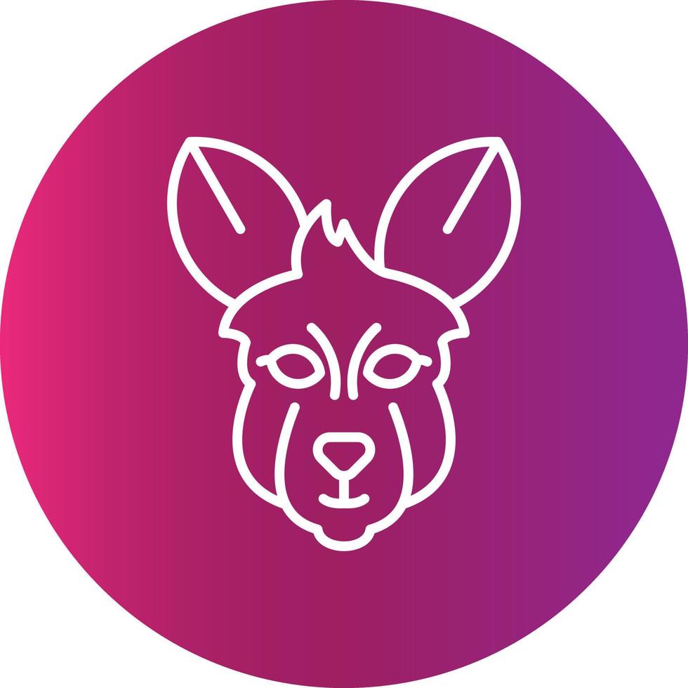 Kangaroo Creative Icon Design vector