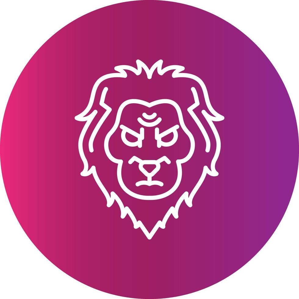 Lion Creative Icon Design vector