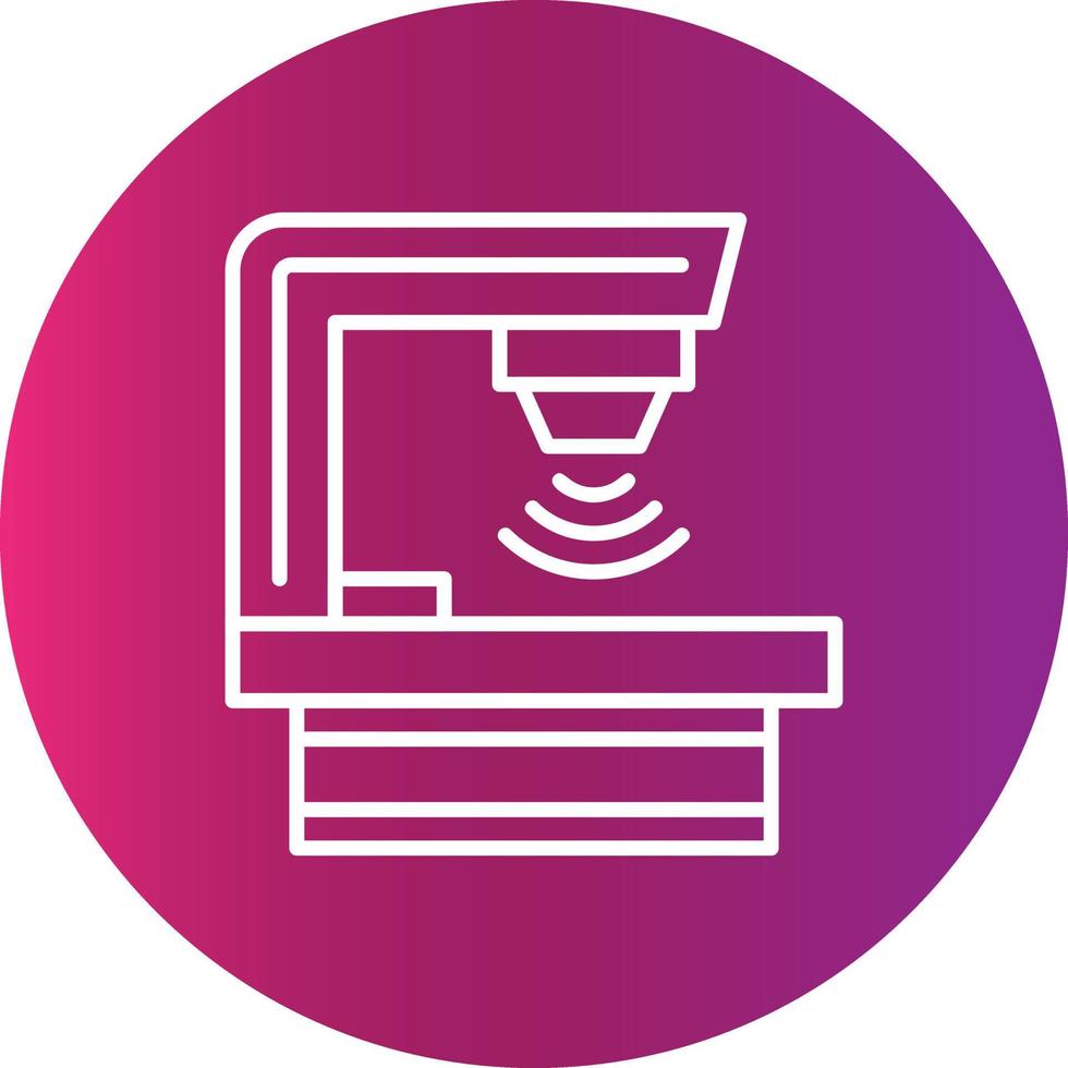 Radiotherapy Creative Icon Design vector