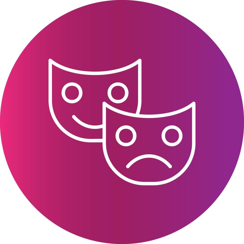 Comedy Creative Icon Design vector
