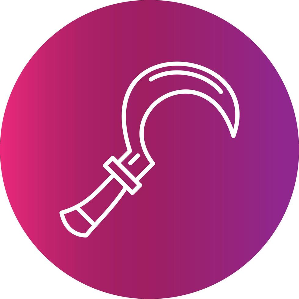 Sickle Creative Icon Design vector