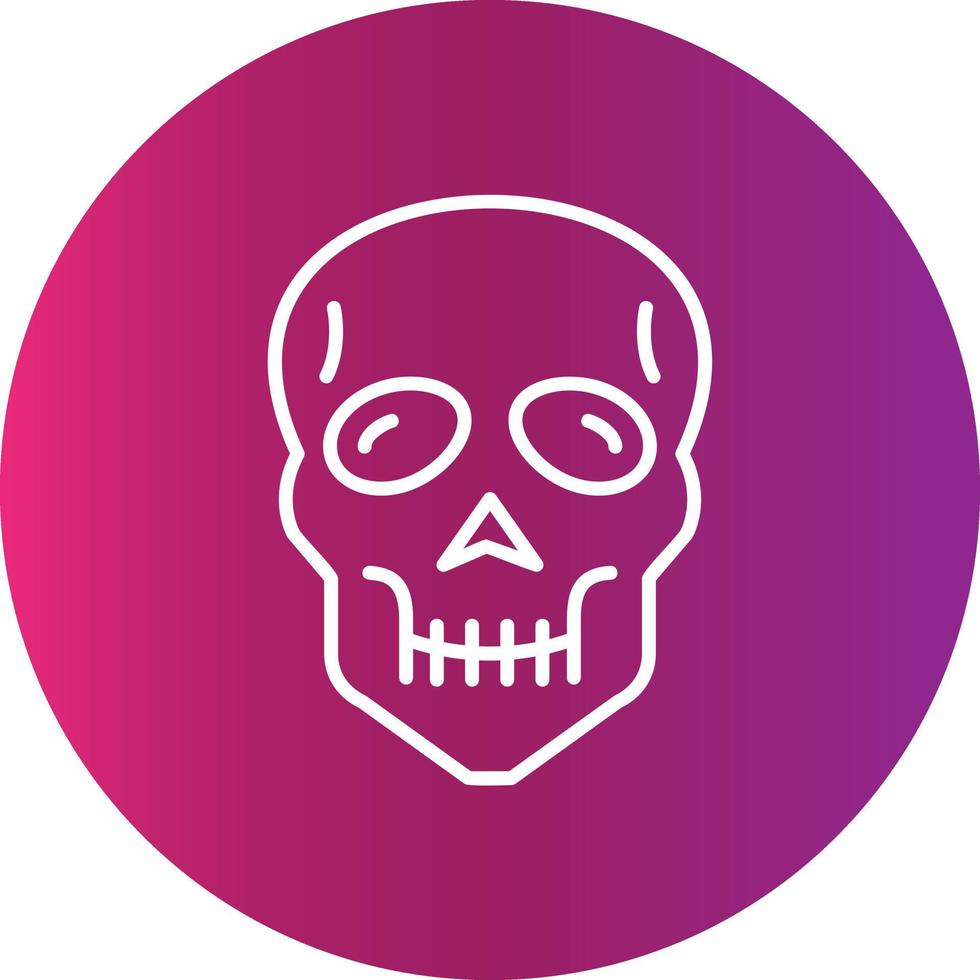 diseño de icono creativo de calavera vector