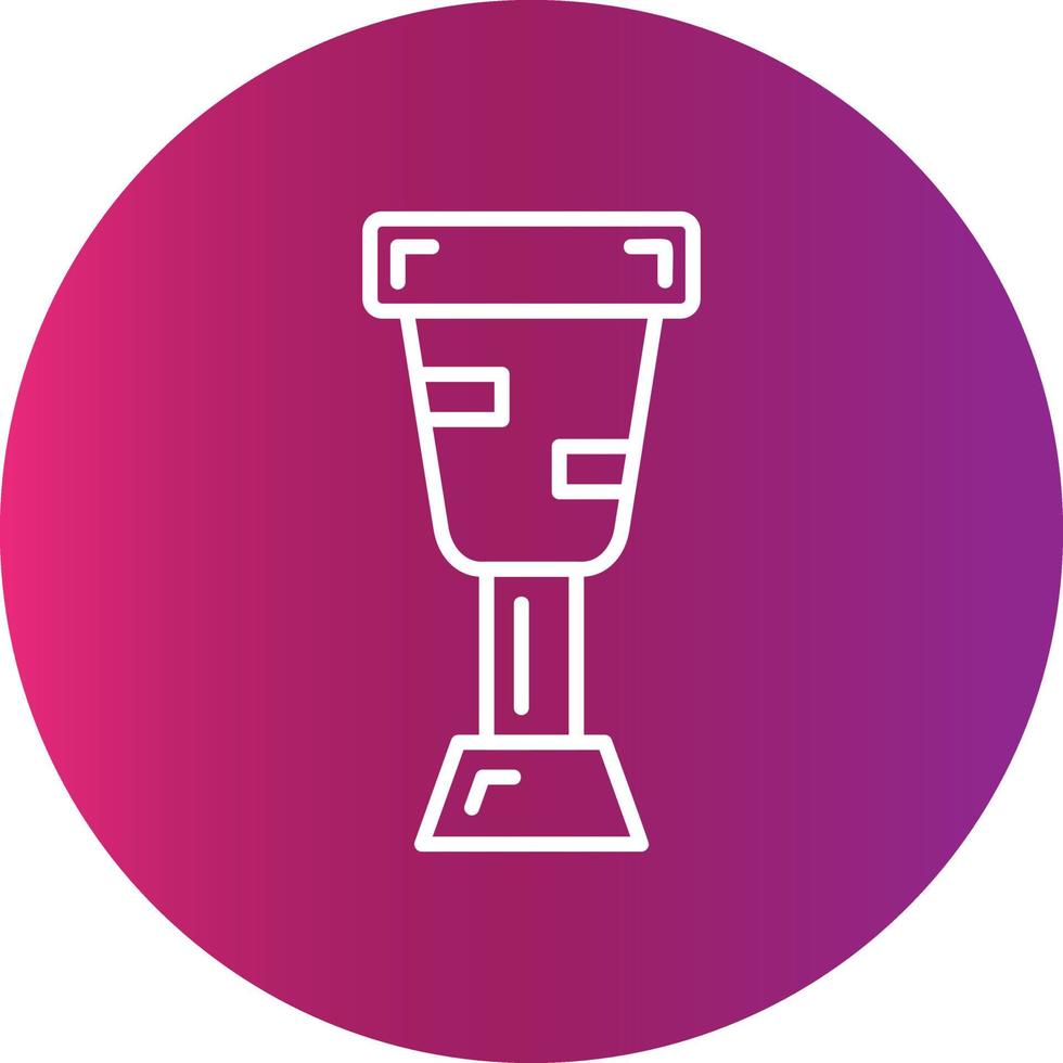 Peg Leg Creative Icon Design vector