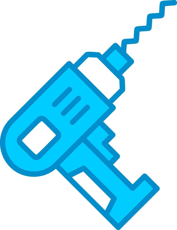 Hand Drill Creative Icon Design vector