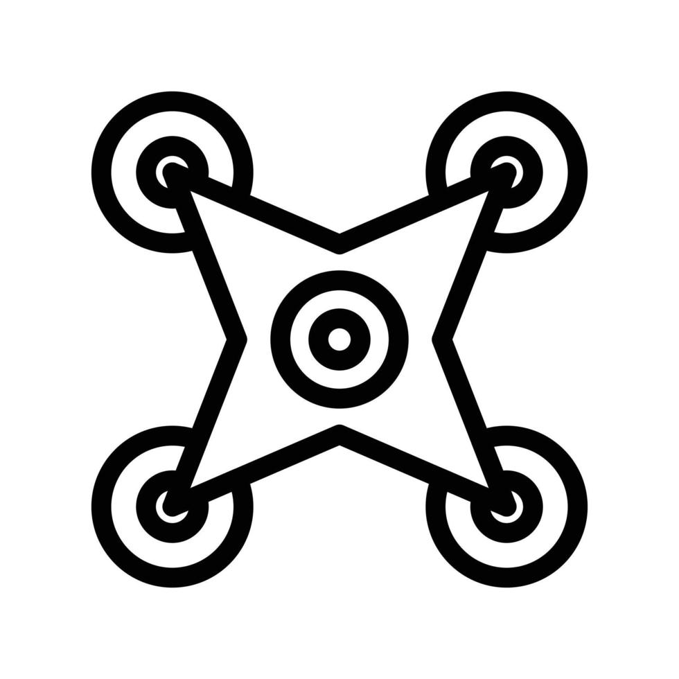 ilustración de vector de cámara de drones en un fondo. símbolos de calidad premium. iconos vectoriales para concepto y diseño gráfico.