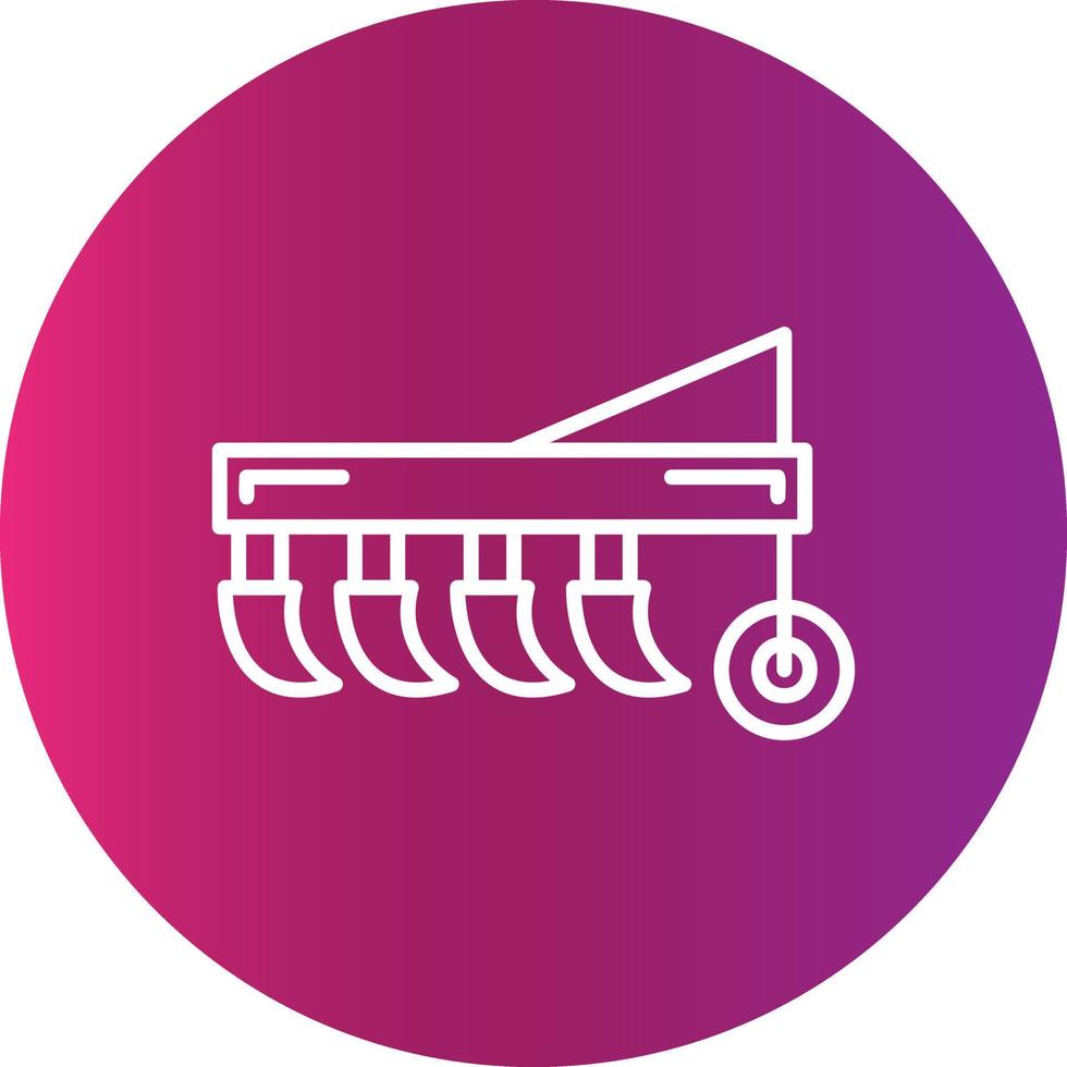 Plow Creative Icon Design vector