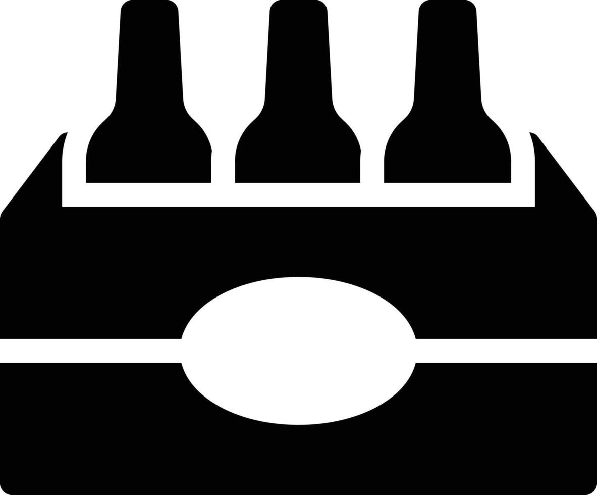 botellas de cervecería ilustración vectorial sobre un fondo. símbolos de calidad premium. iconos vectoriales para concepto y diseño gráfico. vector