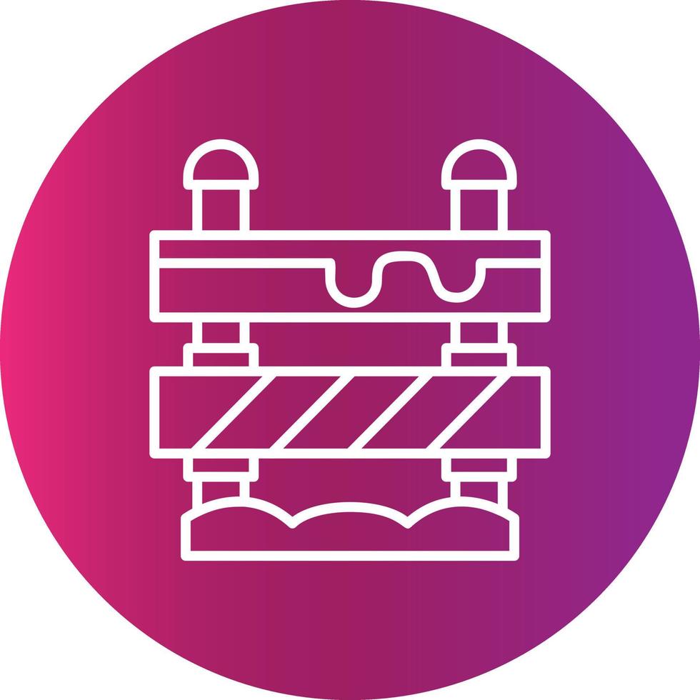 Road Block Creative Icon Design vector