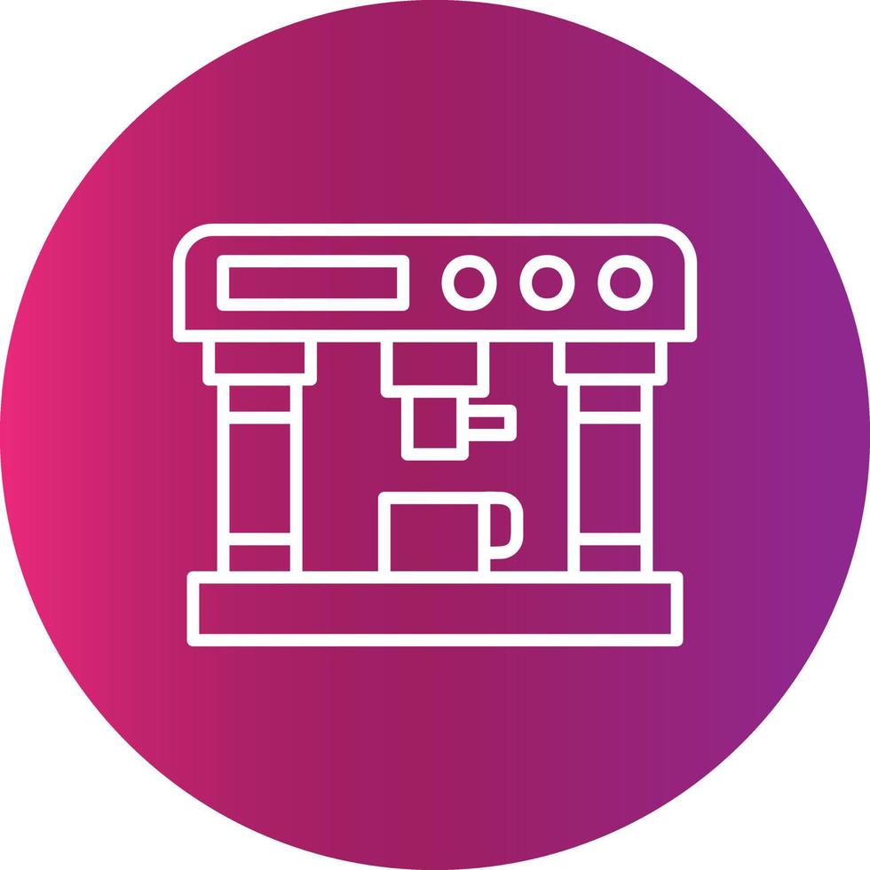 Coffee Maker Creative Icon Design vector