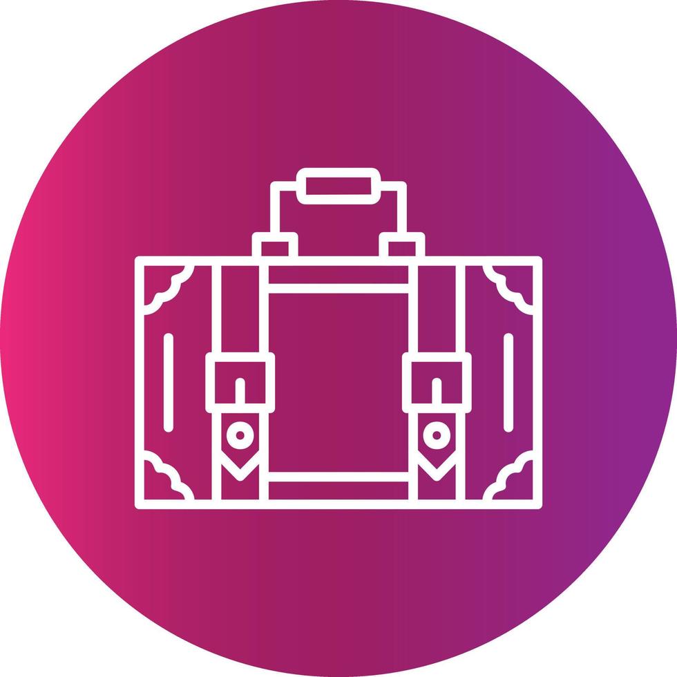 Suitcase Creative Icon Design vector