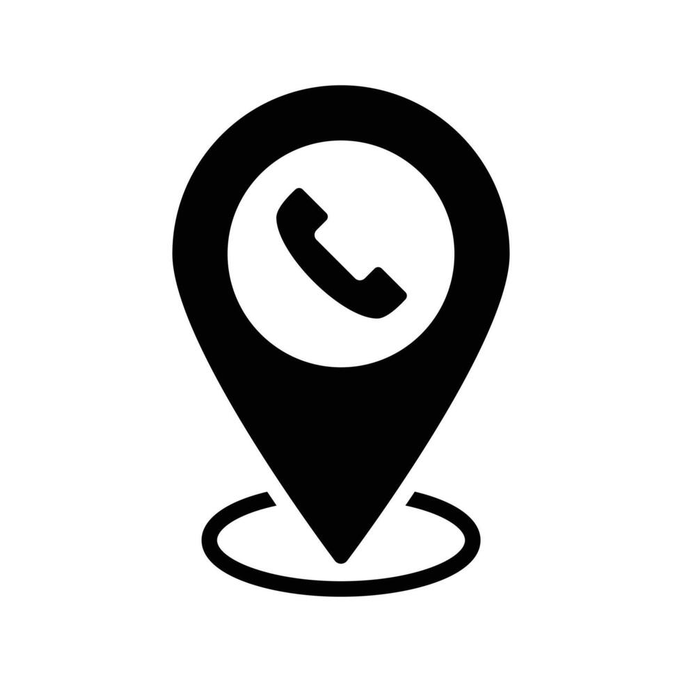 call location vector illustration on a background.Premium quality symbols.vector icons for concept and graphic design.