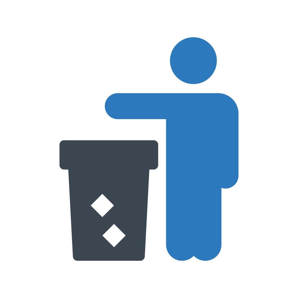 dustbin vector illustration on a background.Premium quality symbols.vector icons for concept and graphic design.