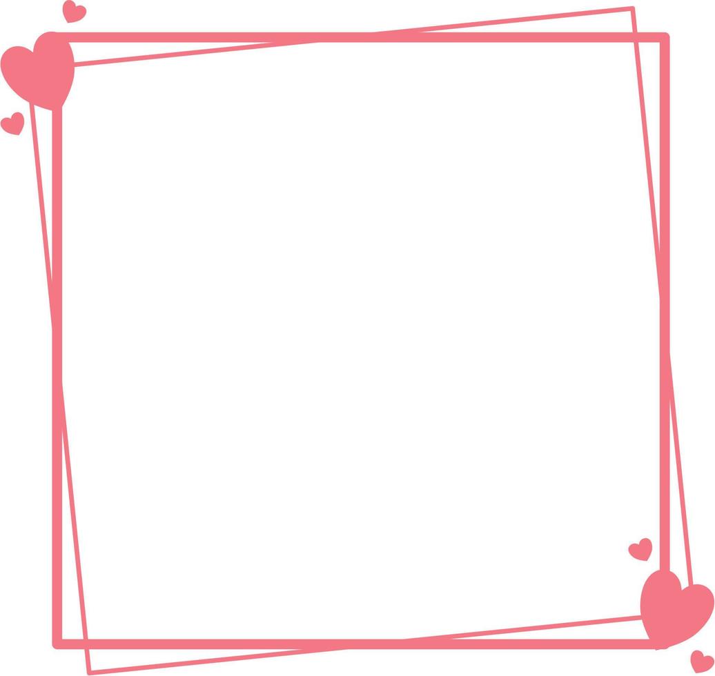 Valentine Heart Frame vector