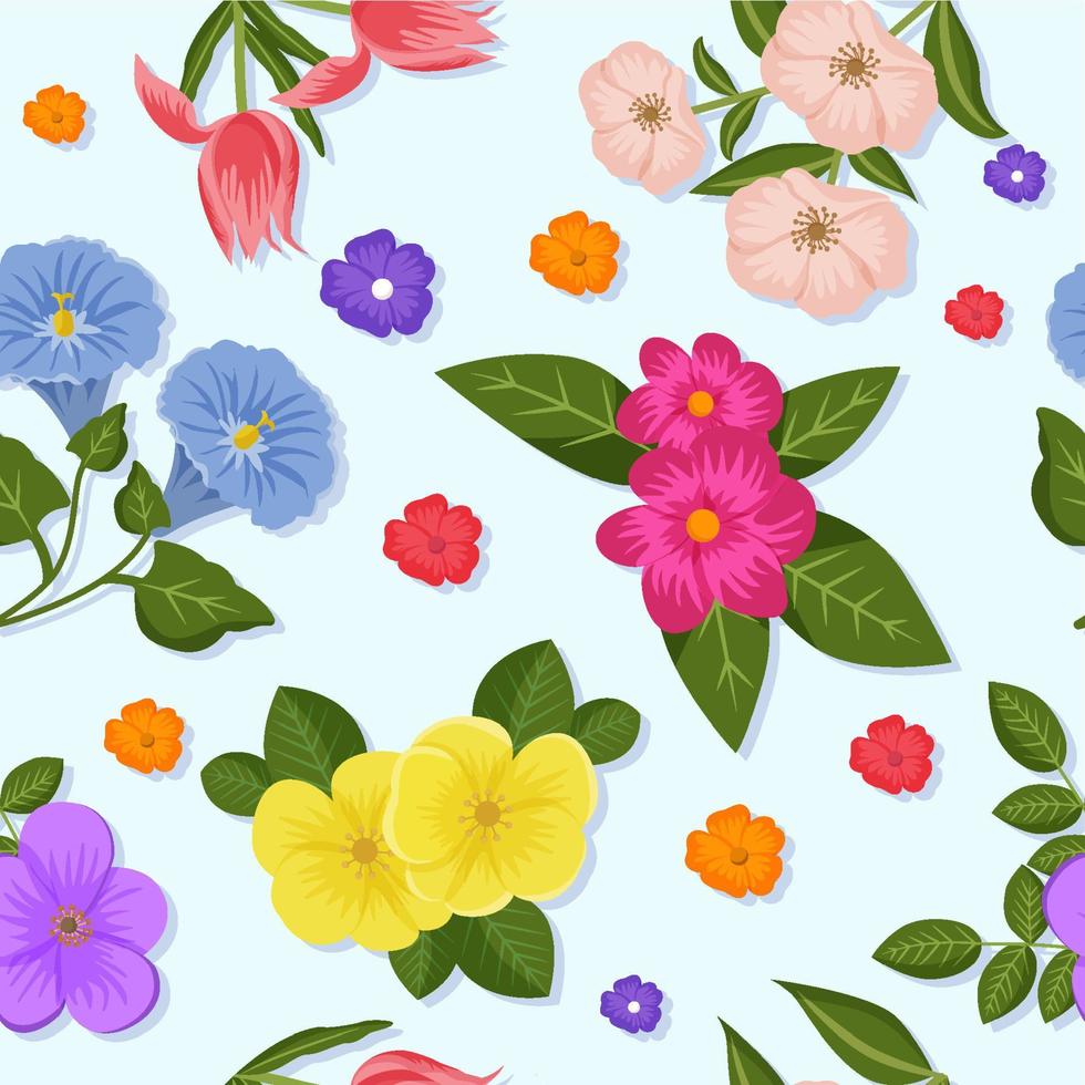 Beautiful Floral Seamless Background vector