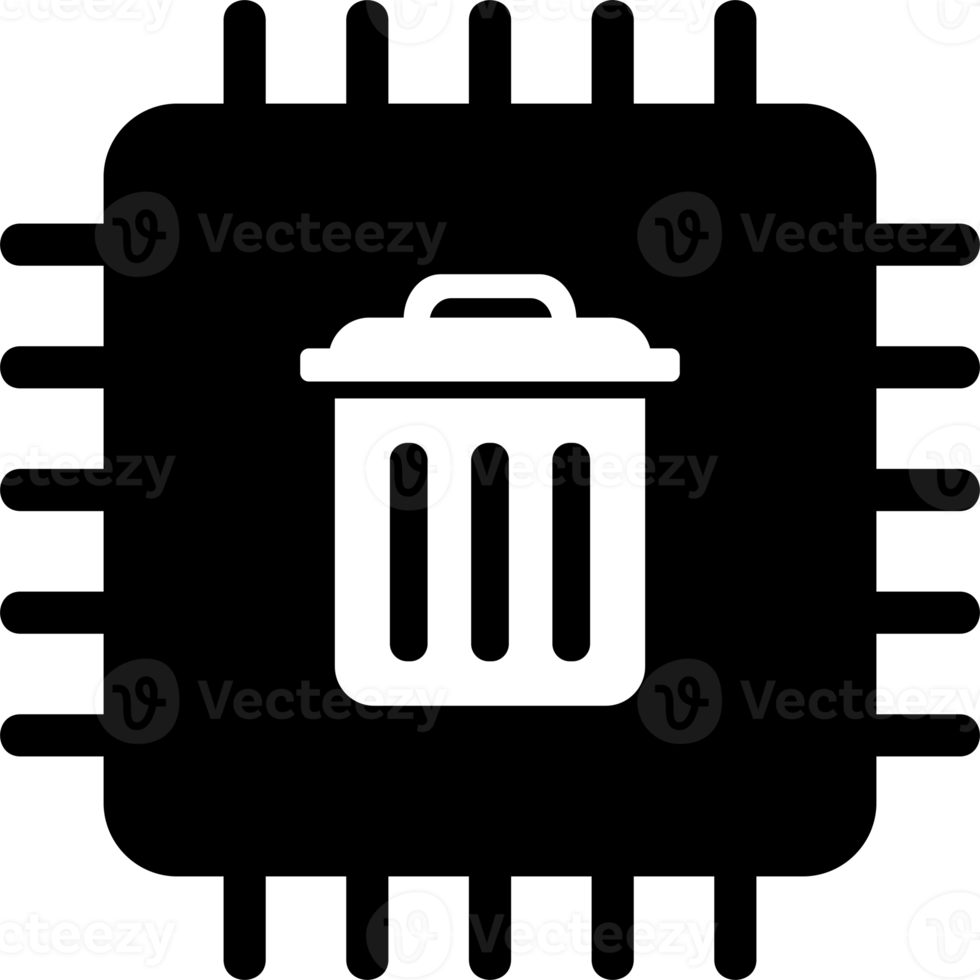 delete cpu processor icon png