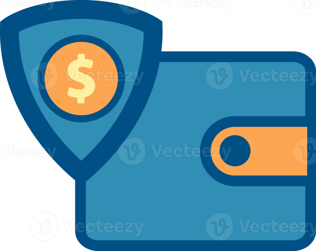 wallet and shield icon png