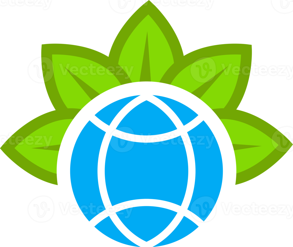 green with leaf icon png